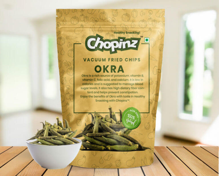 okra chips